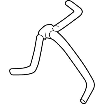 Volkswagen Cabrio Radiator Hose - 1H0-122-109