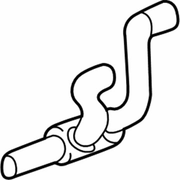 Volkswagen Cabrio Radiator Hose - 037-122-058