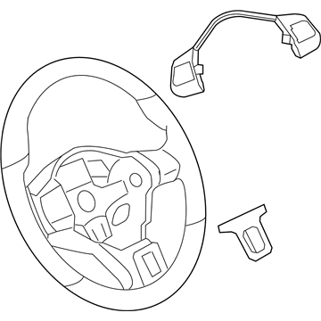 Volkswagen CC Steering Wheel - 1K8-419-091-BQ-G0L