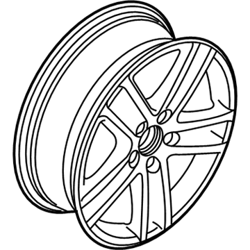 Volkswagen Eos Alloy Wheels - 3C0-601-025-R-88Z