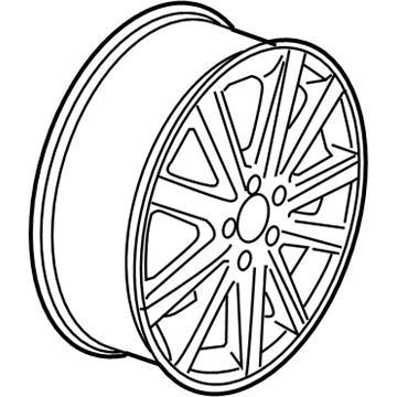 Volkswagen Eos Alloy Wheels - 3C0-601-025-BR-8Z8