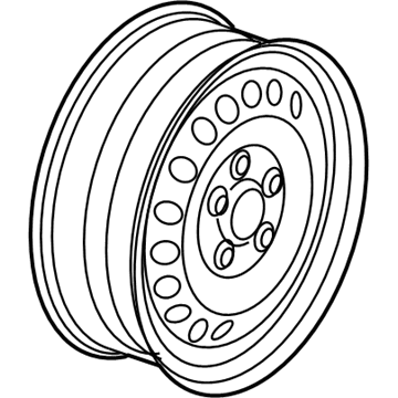 Volkswagen Alloy Wheels - 3C0-601-027-BE-03C