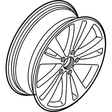 Volkswagen Eos Alloy Wheels - 3C0-601-025-AN-16Z