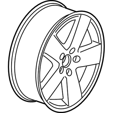 Volkswagen Eos Alloy Wheels - 3C0-601-025-AQ-88Z