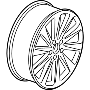 Volkswagen Eos Alloy Wheels - 3C0-601-025-AC-88Z