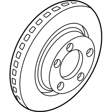Volkswagen Passat Brake Disc - 4B0-615-301-B