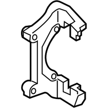 Volkswagen 8E0-615-125-C Caliper Mount