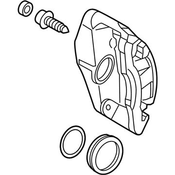 Volkswagen Golf R Brake Caliper - 8P0-615-123-A