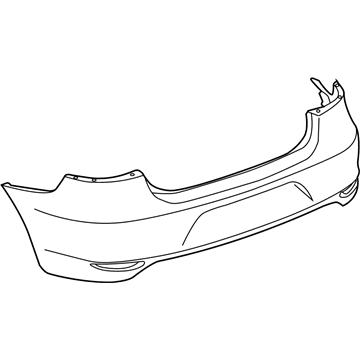 Volkswagen Eos Bumper - 1Q0-807-421-AT-GRU