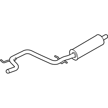 Volkswagen Jetta Muffler - 1K0-253-209-BN