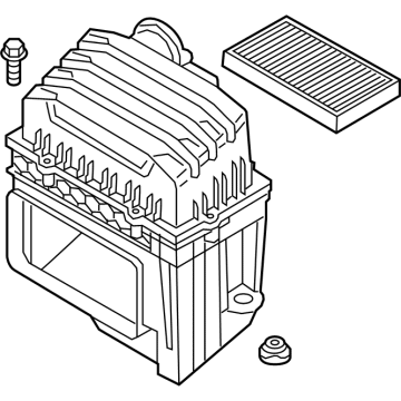 Volkswagen Atlas Cross Sport Air Filter Box - 3QF-129-607-F