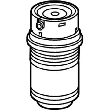Volkswagen Air Suspension Spring - 7L6-616-503-B