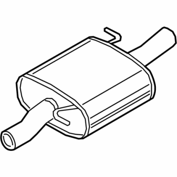 Volkswagen Muffler - 3QF-253-409-G