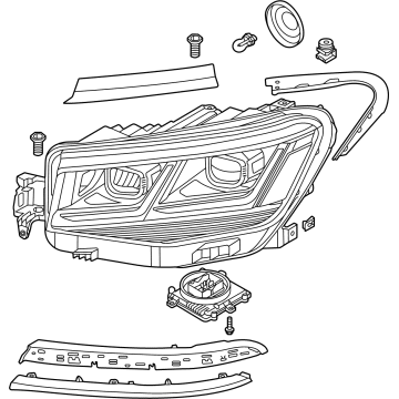 Volkswagen Atlas Headlight - 3CN-941-035-E