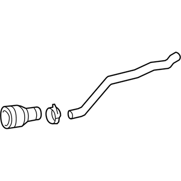 Volkswagen Beetle Oil Cooler Hose - 1C0-122-073-D