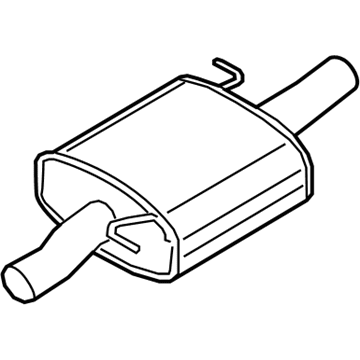Volkswagen Muffler - 3QF-253-409-F
