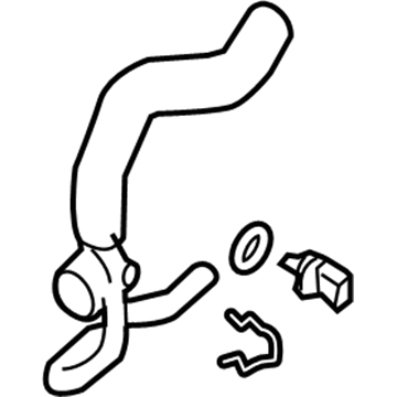 Volkswagen Touareg Radiator Hose - 7L6-122-051-C
