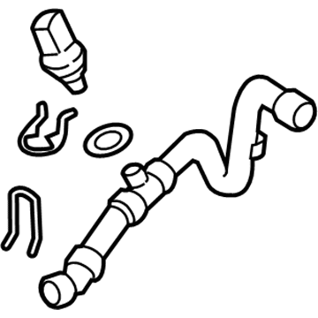 2016 Volkswagen Touareg Radiator Hose - 7P6-122-051-G
