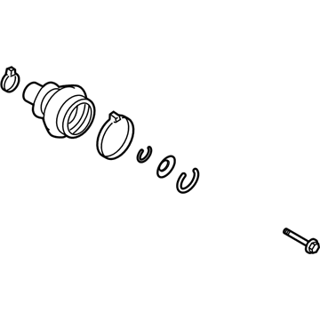 Volkswagen Phaeton CV Joint Boot - 3D0-598-203