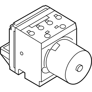 Volkswagen CC ABS Control Module - 3C0-614-109-AF-BEF