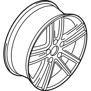 Volkswagen Touareg Alloy Wheels - 7L6-601-025-S-88Z