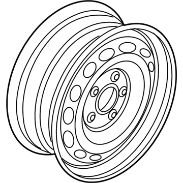 Volkswagen Alloy Wheels - 7N0-601-027-E-03C