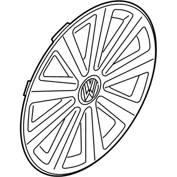 Volkswagen Tiguan Wheel Bearing Dust Cap - 5N0-601-147-VZN