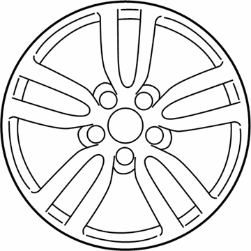 Volkswagen Tiguan Alloy Wheels - 5N0-601-025-R-8Z8