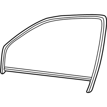 Volkswagen Golf Window Channel - 1J3-837-431-A-B41