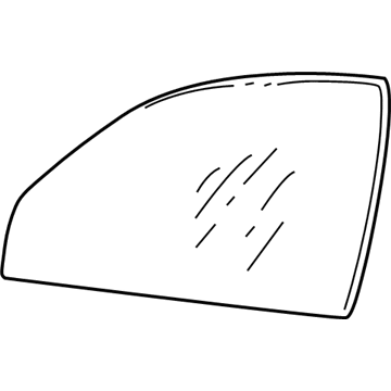 Volkswagen 1J3-845-201-G Door Glass