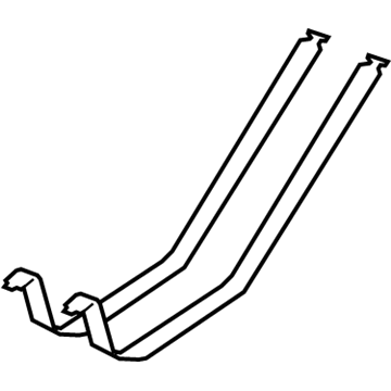 Volkswagen Jetta Fuel Tank Strap - 1J0-201-654-F