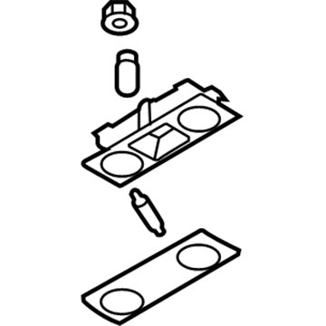 Volkswagen 7L6-947-105-B Map Lamp