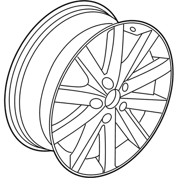 2015 Volkswagen Jetta Alloy Wheels - 5K0-601-025-J-8Z8