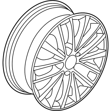 2015 Volkswagen Jetta Alloy Wheels - 5C0-601-025-Q-8Z8