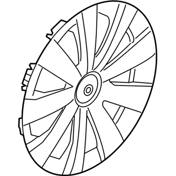 Volkswagen Jetta Wheel Bearing Dust Cap - 5C0-601-147-D-QLV