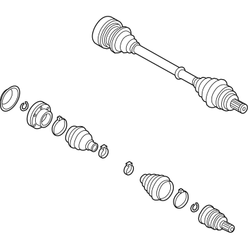 Volkswagen GTI Axle Shaft - 5QM-407-271-E