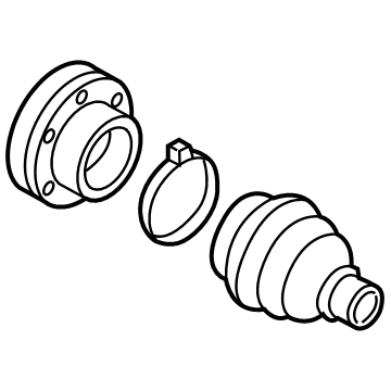 Volkswagen GTI CV Joint Boot - 7N0-498-201