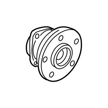 Volkswagen Wheel Bearing - 5Q0-407-621-F