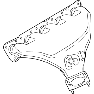 Volkswagen Rabbit Exhaust Manifold - 07K-253-031-H