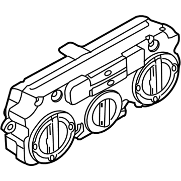 Volkswagen GTI A/C Switch - 3C8-907-336-AH-ZJU