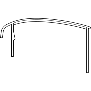 Volkswagen Jetta Window Channel - 1K5-837-431-D-5AP
