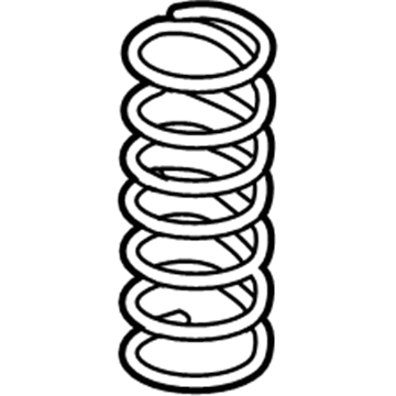 Volkswagen Touareg Coil Springs - 7L6-411-105-Q