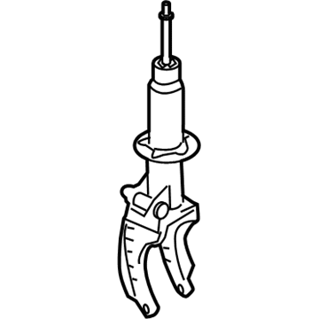 Volkswagen Touareg Shock Absorber - 7L6-413-032-T