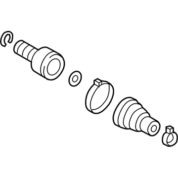 Volkswagen Rabbit CV Joint Boot - 1K0-498-201-G