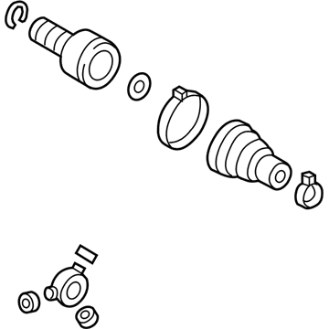 Volkswagen Rabbit CV Joint - 1K0-498-103-L