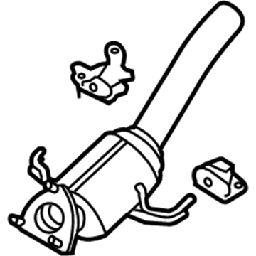 Volkswagen Touareg Catalytic Converter - 7L6-254-450-JX