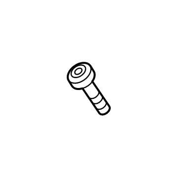 Volkswagen N-912-088-01 Backing Plate Bolt