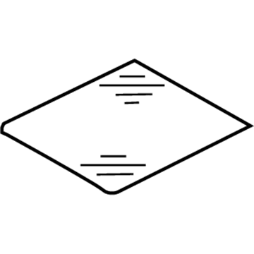Volkswagen 5N0-877-055-B-9B9 Sunroof Glass