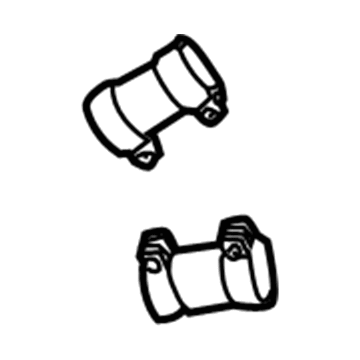 Volkswagen Phaeton Exhaust Clamp - 3D0-253-141-D