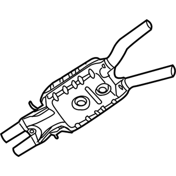 Volkswagen Phaeton Muffler - 3D0-253-409-Q
